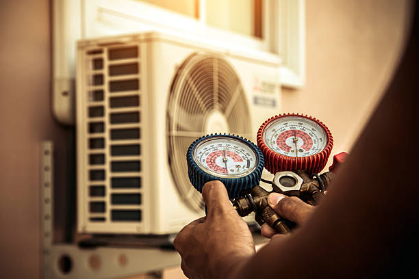 Professional Hvac technician working in Westlake, LA